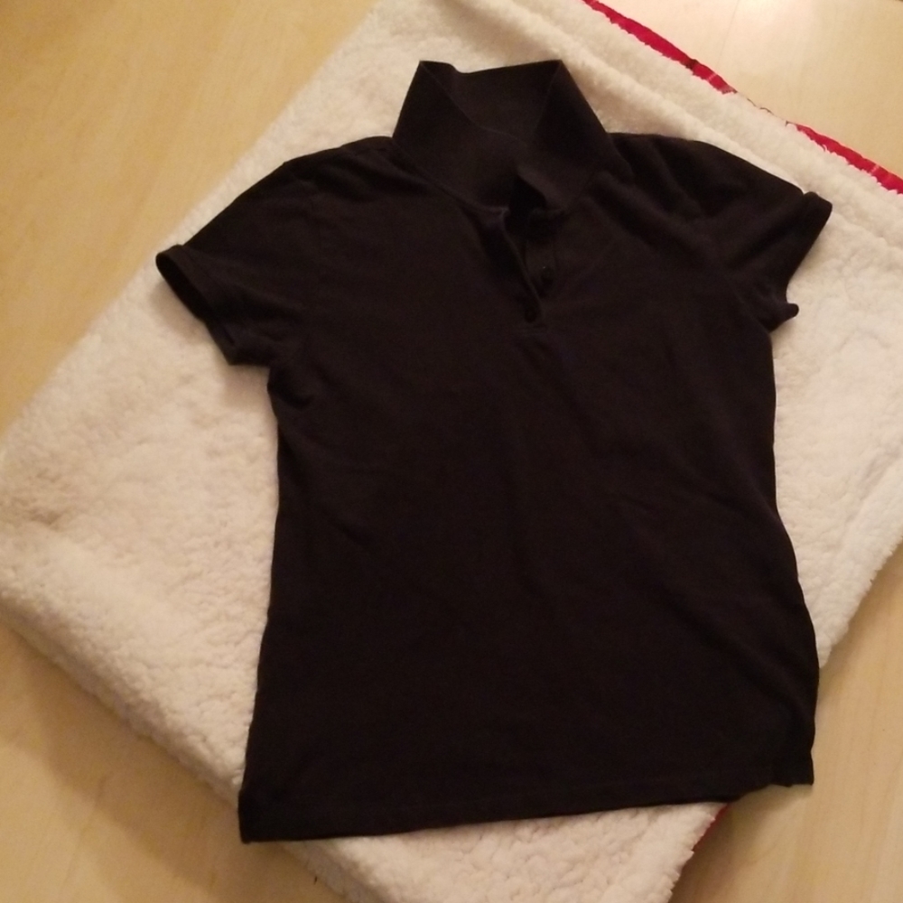 Navy polo. School uniform shirt.